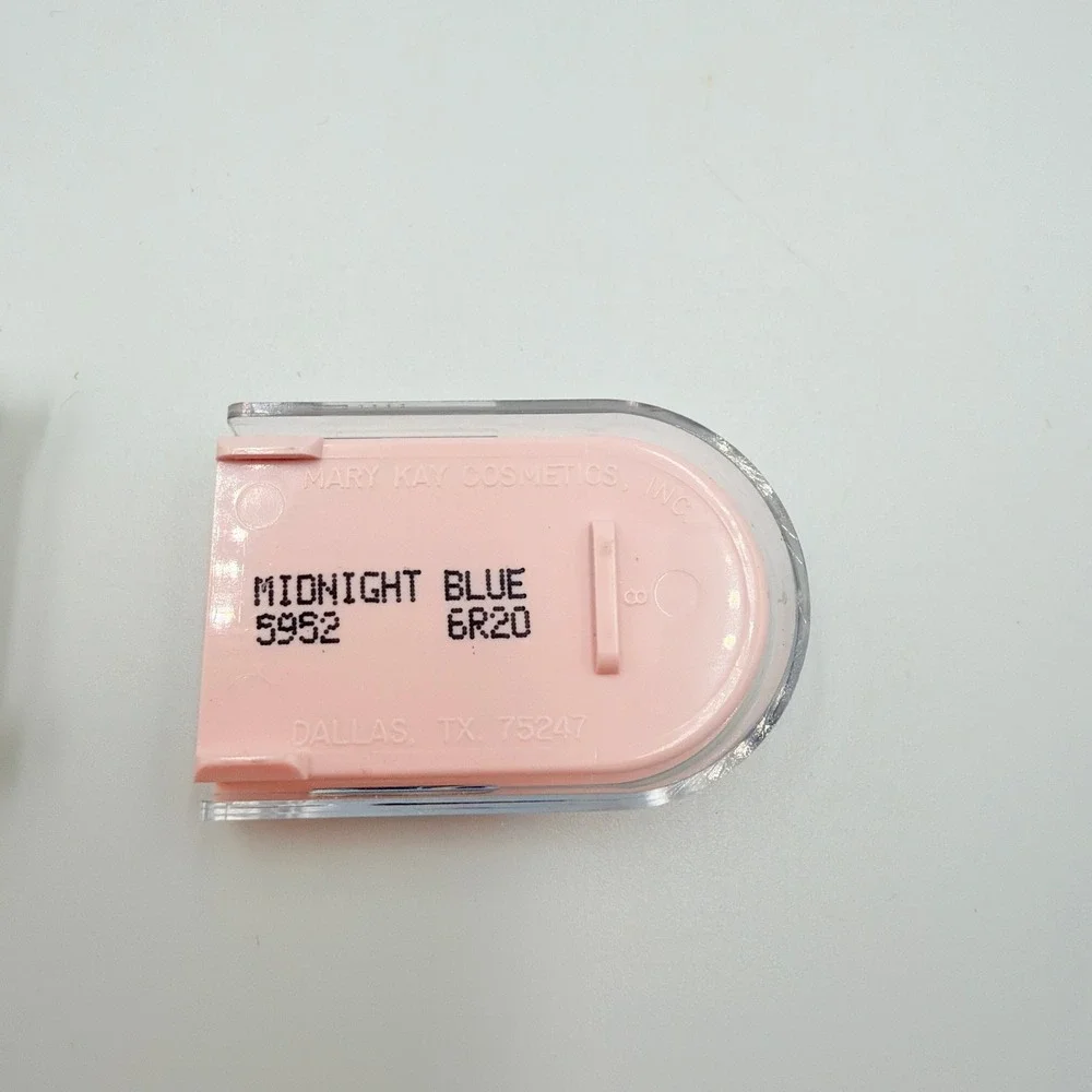 Mary Kay Powder Perfect Eye Color Midnight Blue 5952 Navy Eyeshadow .09oz Vtg